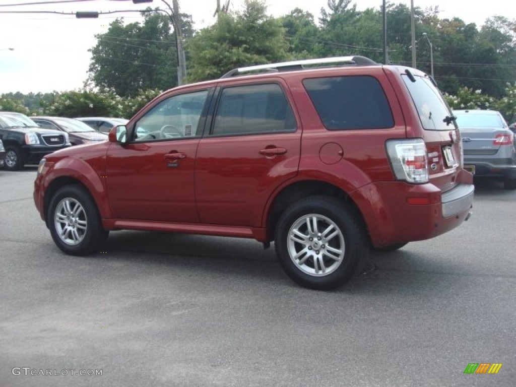 2010 Mariner V6 Premier 4WD - Sangria Red Metallic / Stone photo #4