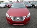 2013 Red Brick Nissan Sentra SV  photo #2