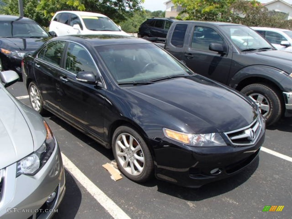 2008 TSX Sedan - Nighthawk Black Pearl / Ebony photo #1