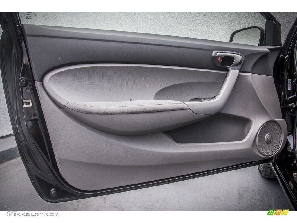 2010 Civic LX Coupe - Crystal Black Pearl / Gray photo #17