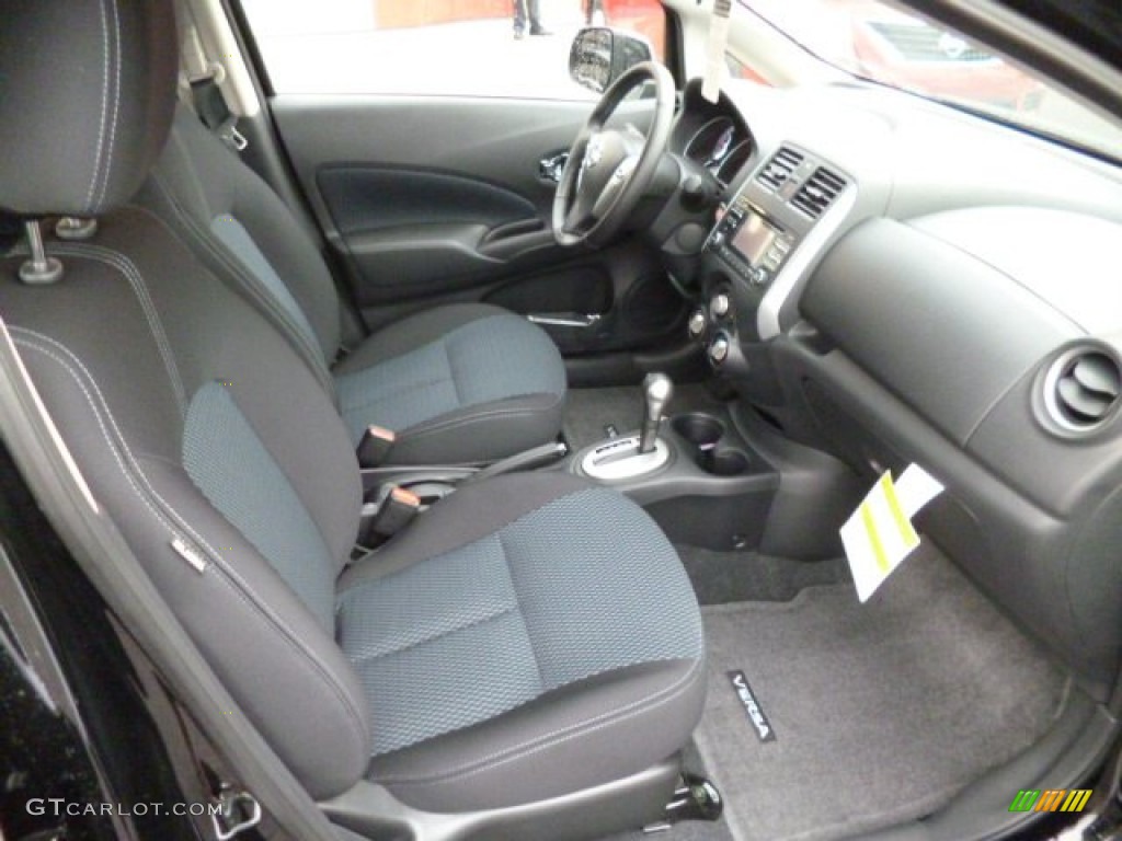 Charcoal Interior 2014 Nissan Versa Note SV w/SL Package Photo #83669830