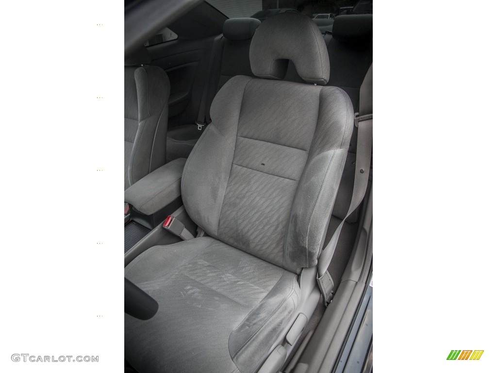 2010 Civic LX Coupe - Crystal Black Pearl / Gray photo #19