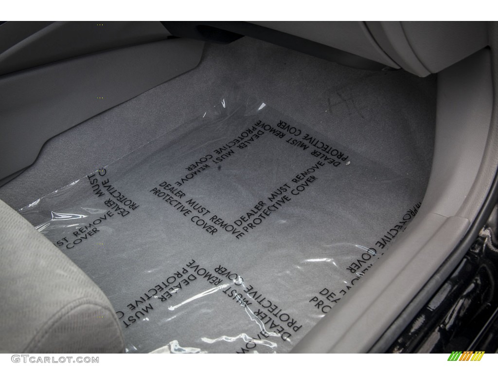 2010 Civic LX Coupe - Crystal Black Pearl / Gray photo #21