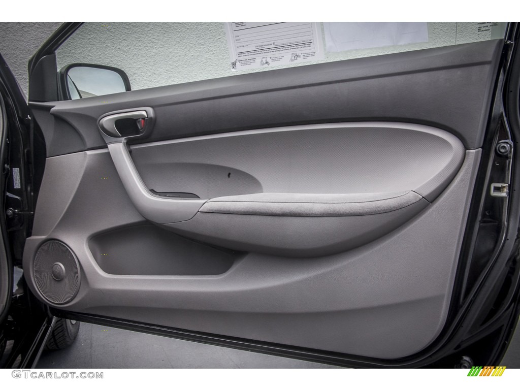 2010 Civic LX Coupe - Crystal Black Pearl / Gray photo #22