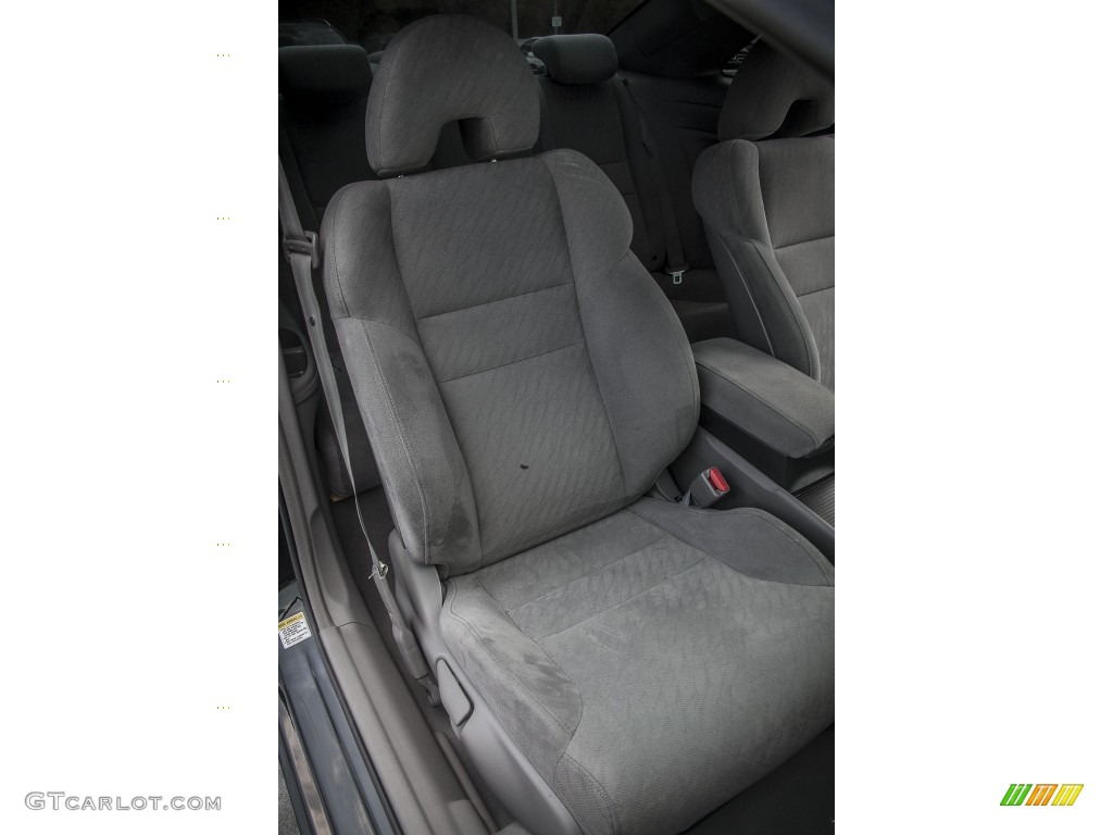 2010 Civic LX Coupe - Crystal Black Pearl / Gray photo #23