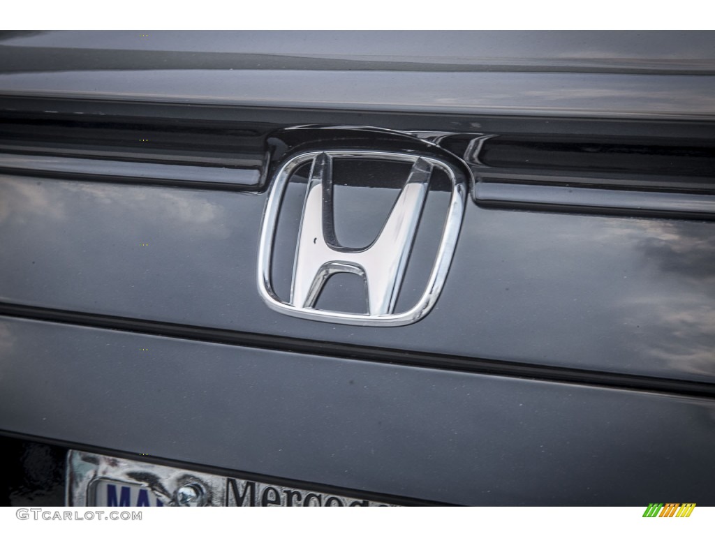 2010 Civic LX Coupe - Crystal Black Pearl / Gray photo #28