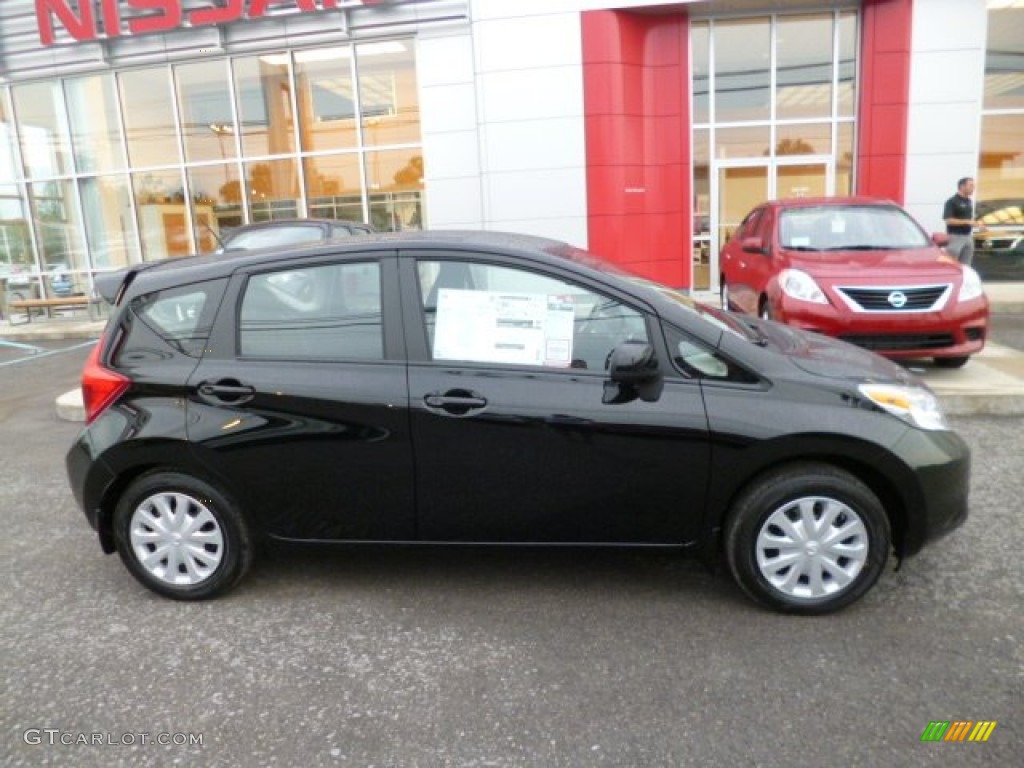 Super Black 2014 Nissan Versa Note SV Exterior Photo #83670223