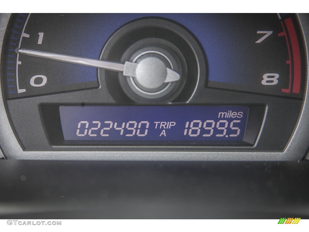 2010 Civic LX Coupe - Crystal Black Pearl / Gray photo #29