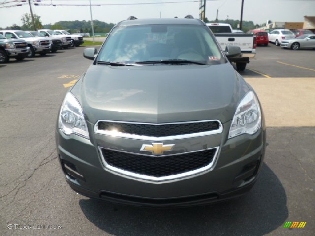 2013 Equinox LT AWD - Steel Green Metallic / Light Titanium/Jet Black photo #2