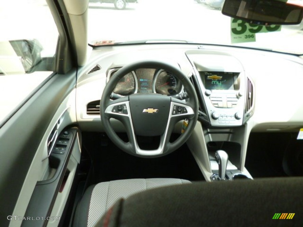 2013 Equinox LT AWD - Steel Green Metallic / Light Titanium/Jet Black photo #14