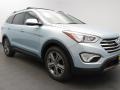 2013 Crystalline Blue Pearl Hyundai Santa Fe Limited  photo #2