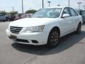 2009 Powder White Pearl Hyundai Sonata GLS  photo #1