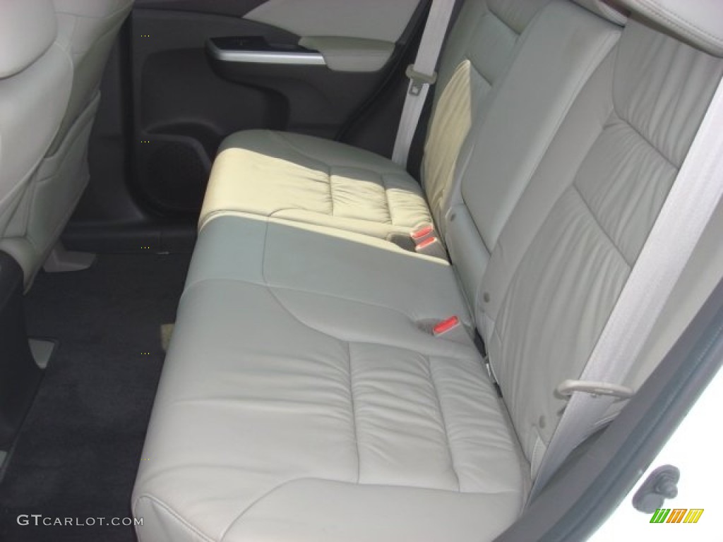 2012 CR-V EX-L - White Diamond Pearl / Beige photo #11