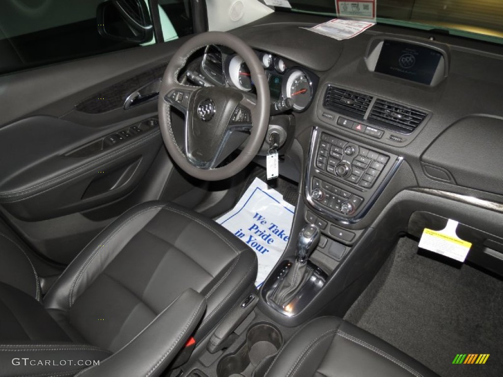 2013 Encore Premium - White Pearl Tricoat / Ebony photo #6