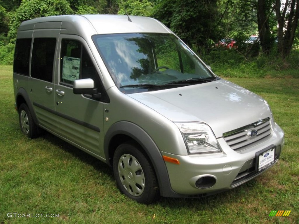 2013 Transit Connect XLT Wagon - Silver Metallic / Dark Gray photo #1