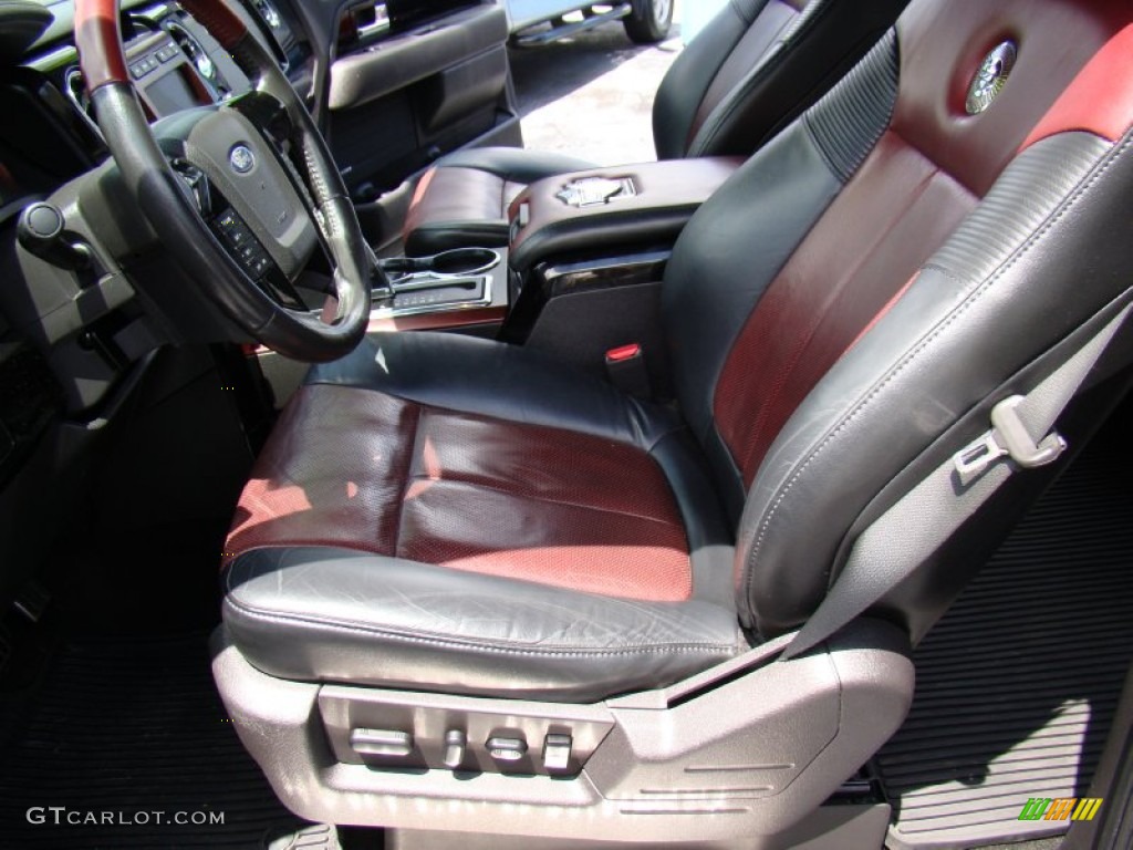 2010 F150 Harley-Davidson SuperCrew - Tuxedo Black / Harley Davidson Lava Red/Black photo #9