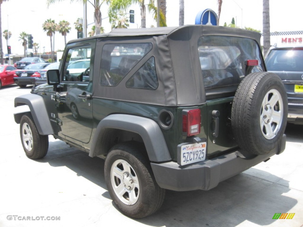 2007 Wrangler X 4x4 - Jeep Green Metallic / Dark Slate Gray/Medium Slate Gray photo #4