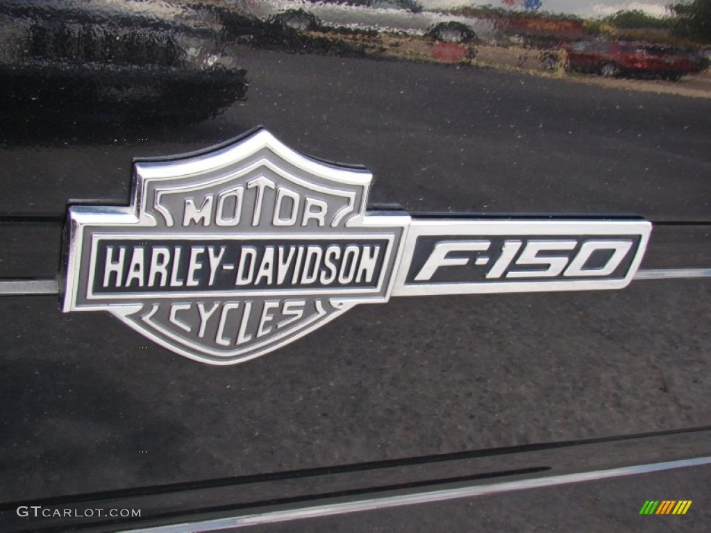 2010 F150 Harley-Davidson SuperCrew - Tuxedo Black / Harley Davidson Lava Red/Black photo #32