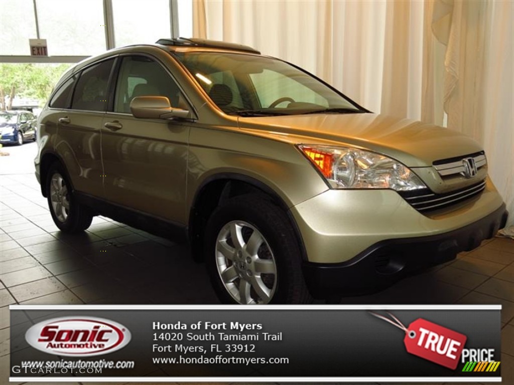 2008 CR-V EX-L - Borrego Beige Metallic / Ivory photo #1