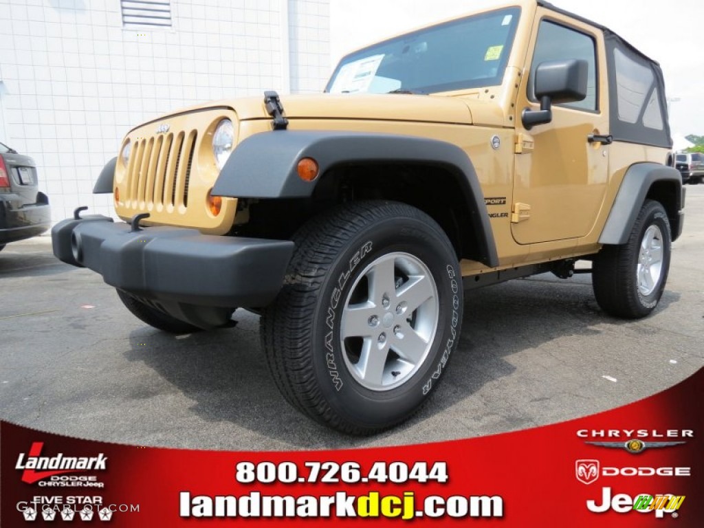 2013 Wrangler Sport 4x4 - Dune Beige / Black photo #1