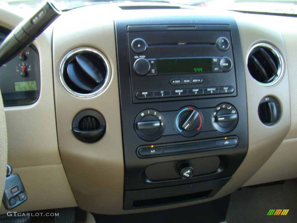 2006 F150 XLT SuperCab - Dark Toreador Red Metallic / Tan photo #15