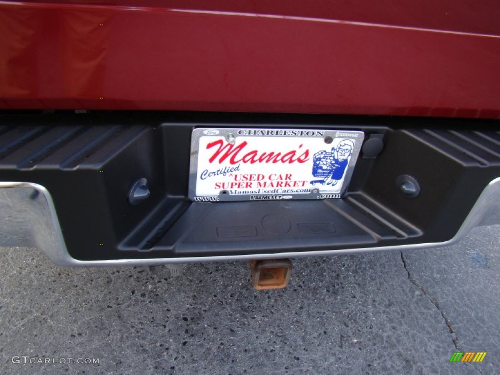 2006 F150 XLT SuperCab - Dark Toreador Red Metallic / Tan photo #28