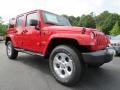 Flame Red - Wrangler Unlimited Sahara 4x4 Photo No. 4