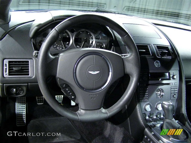 2007 V8 Vantage Coupe - Vertigo Blue / Obsidian Black photo #7