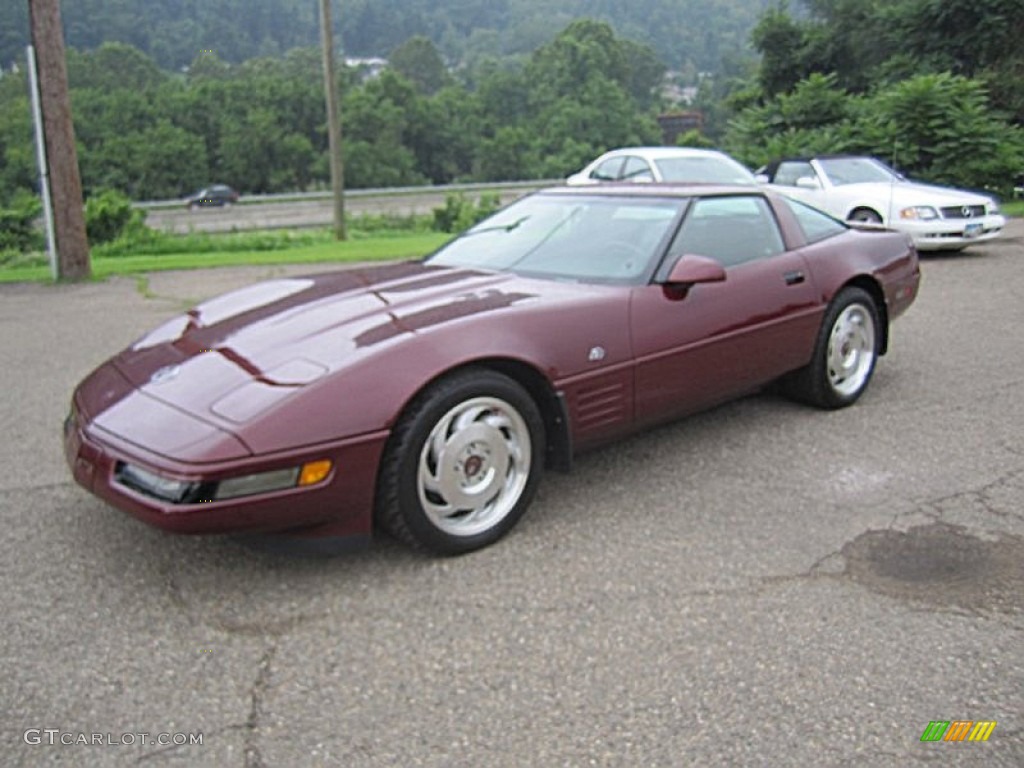 1993 Corvette 40th Anniversary Coupe - Ruby Red Metallic / Ruby Red photo #1