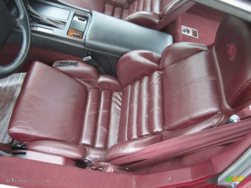 1993 Chevrolet Corvette 40th Anniversary Coupe Front Seat Photo #83676586
