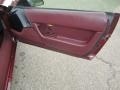 Ruby Red 1993 Chevrolet Corvette 40th Anniversary Coupe Door Panel