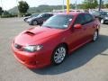 2008 Lightning Red Subaru Impreza WRX Sedan  photo #3