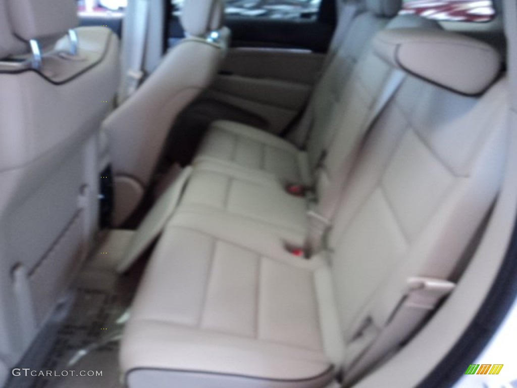 2014 Grand Cherokee Overland 4x4 - Bright White / Overland Nepal Jeep Brown Light Frost photo #8