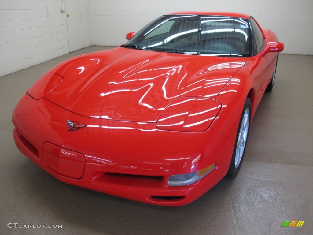 2004 Corvette Coupe - Torch Red / Light Oak photo #4