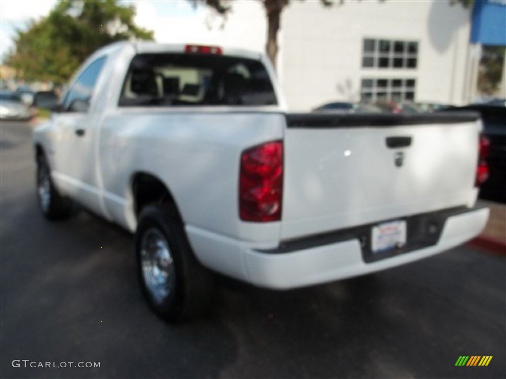 2008 Ram 1500 ST Regular Cab - Bright White / Medium Slate Gray photo #19