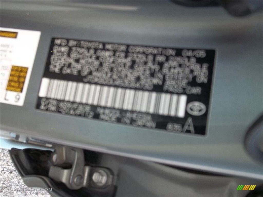 2005 Prius Hybrid - Tideland Gray Green Pearl / Ivory/Brown photo #14