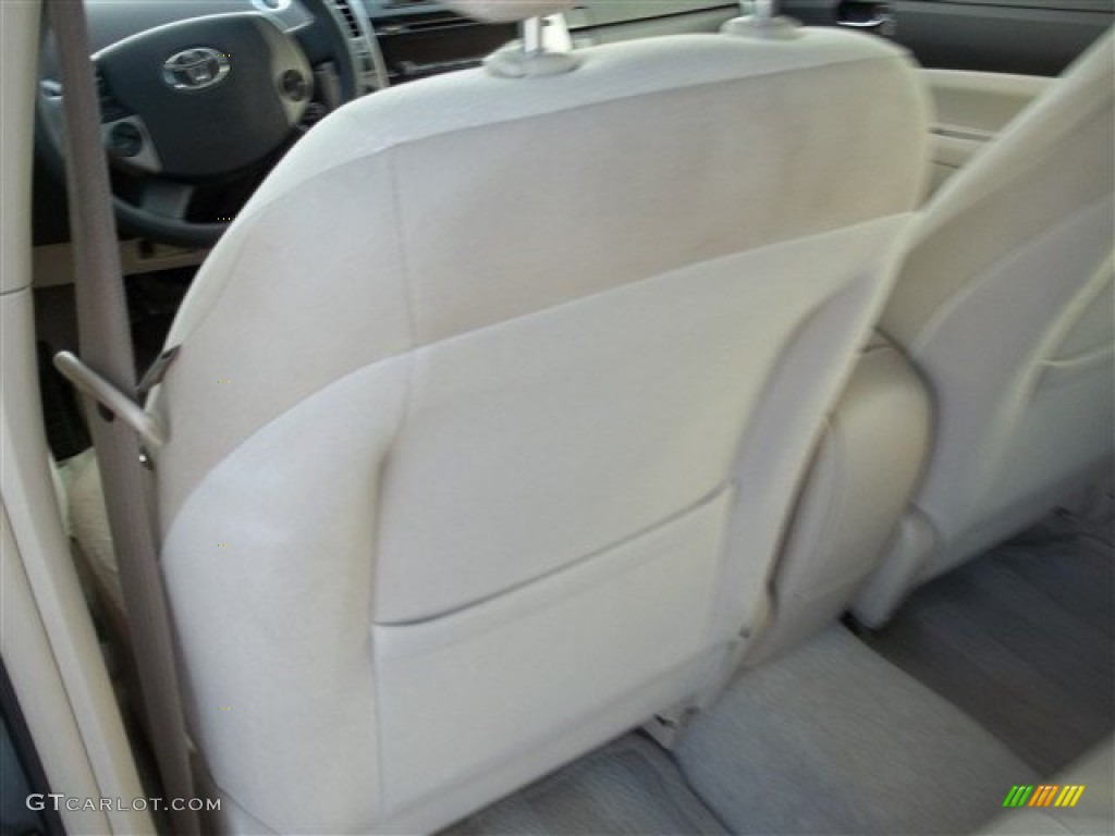 2005 Prius Hybrid - Tideland Gray Green Pearl / Ivory/Brown photo #17