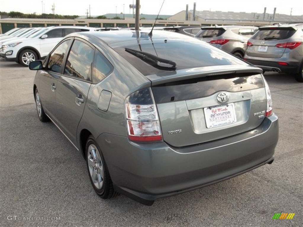 2005 Prius Hybrid - Tideland Gray Green Pearl / Ivory/Brown photo #20