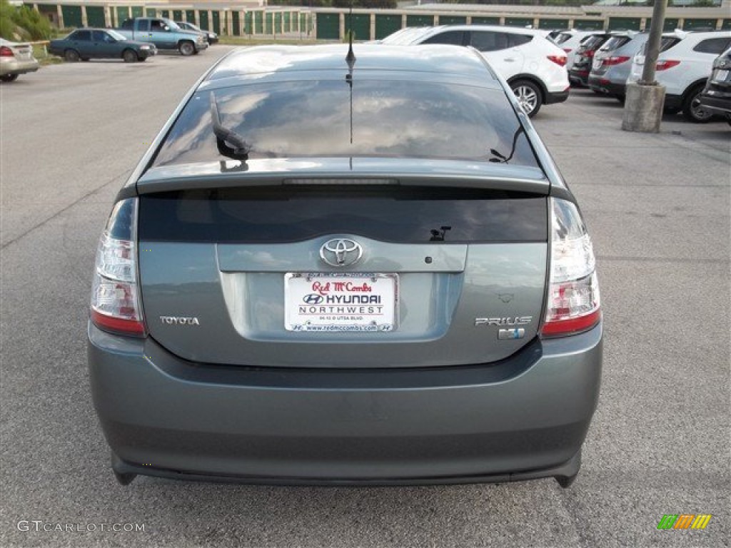 2005 Prius Hybrid - Tideland Gray Green Pearl / Ivory/Brown photo #21