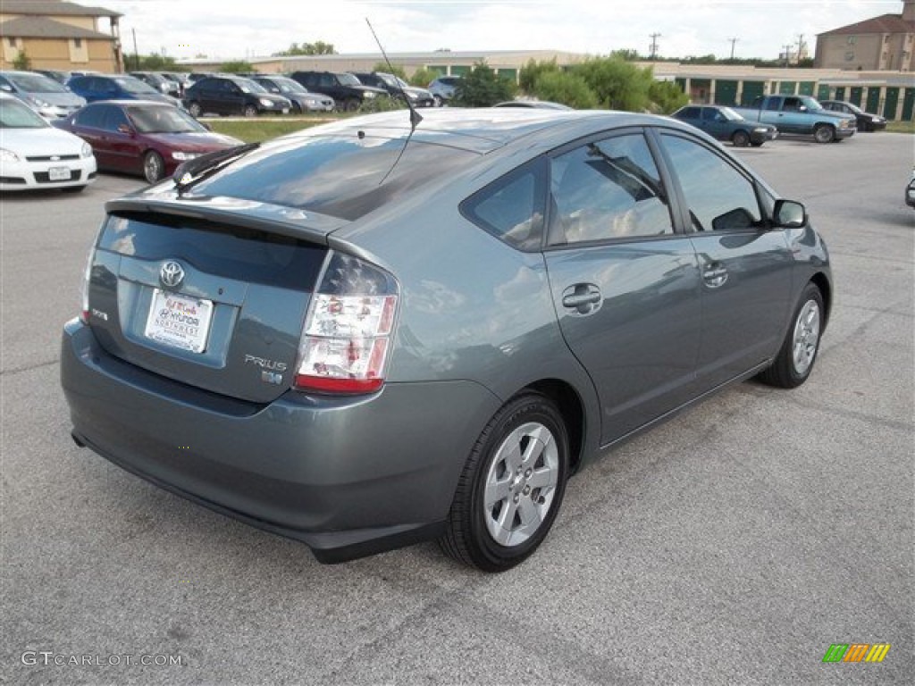 2005 Prius Hybrid - Tideland Gray Green Pearl / Ivory/Brown photo #24