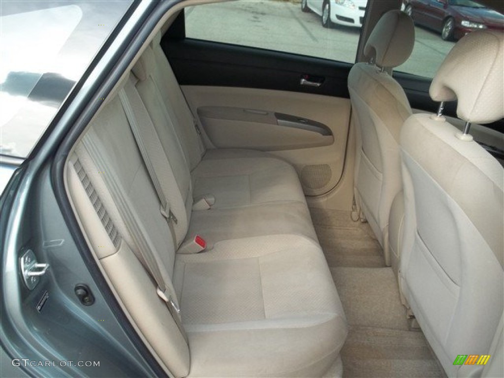 2005 Prius Hybrid - Tideland Gray Green Pearl / Ivory/Brown photo #28