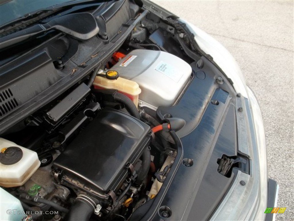 2005 Prius Hybrid - Tideland Gray Green Pearl / Ivory/Brown photo #36