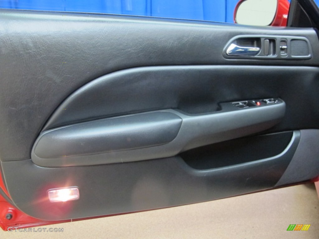 1998 Honda Prelude Type SH Black Door Panel Photo #83680015