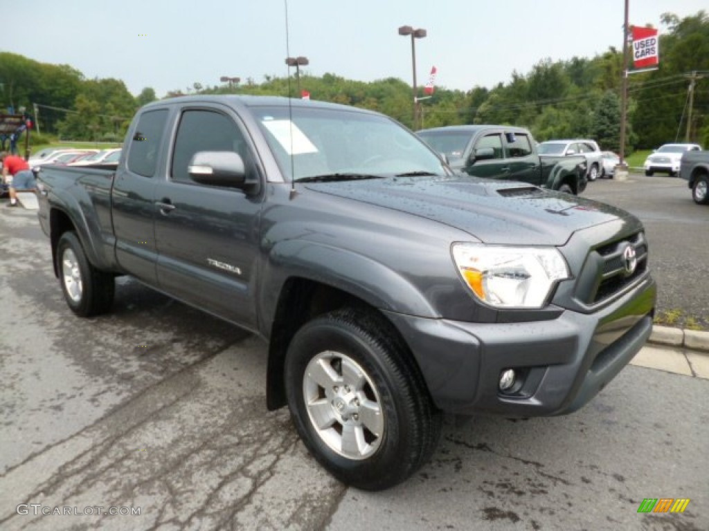 2013 Tacoma V6 TRD Sport Access Cab 4x4 - Magnetic Gray Metallic / Graphite photo #1