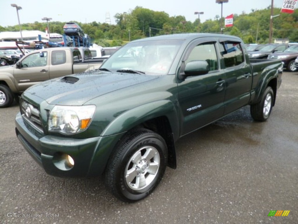 2010 Tacoma V6 SR5 TRD Sport Double Cab 4x4 - Timberland Mica / Graphite photo #3