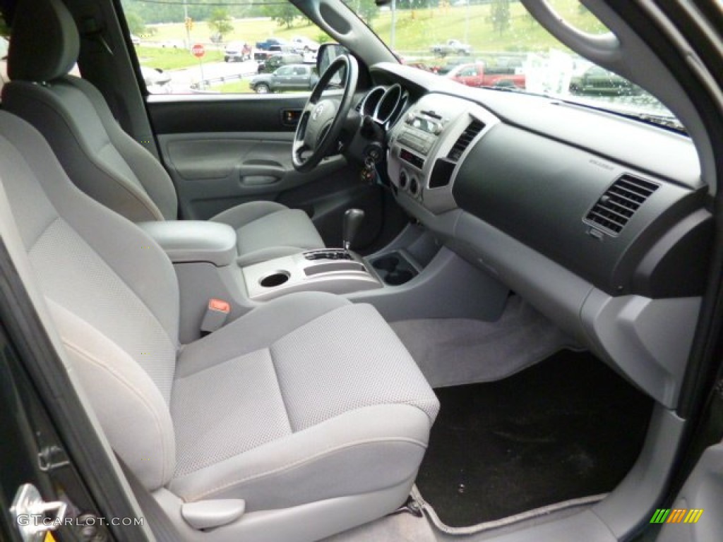 2010 Tacoma V6 SR5 TRD Sport Double Cab 4x4 - Timberland Mica / Graphite photo #8