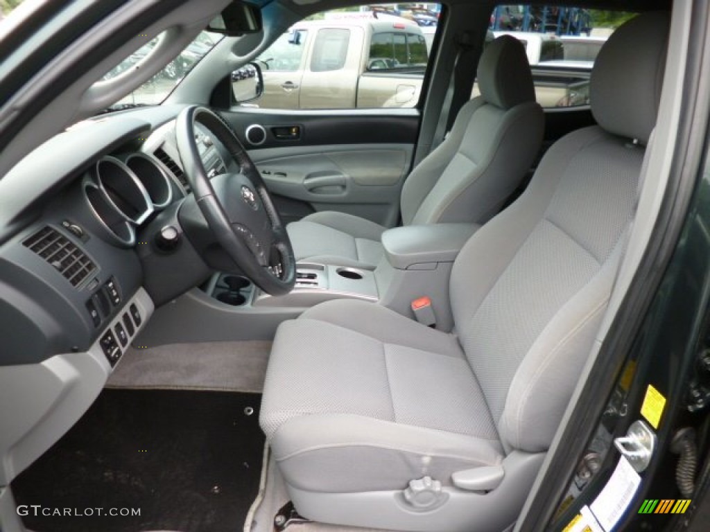 2010 Tacoma V6 SR5 TRD Sport Double Cab 4x4 - Timberland Mica / Graphite photo #10