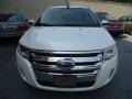 2012 White Platinum Metallic Tri-Coat Ford Edge SEL  photo #3