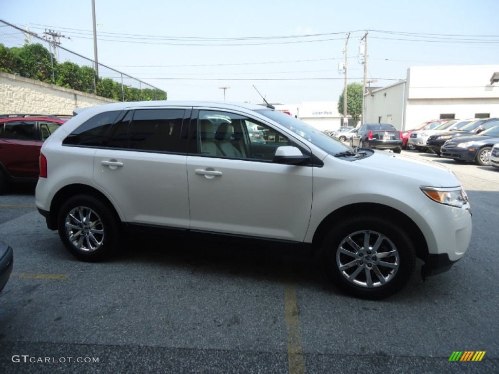 2012 Edge SEL - White Platinum Metallic Tri-Coat / Medium Light Stone photo #5