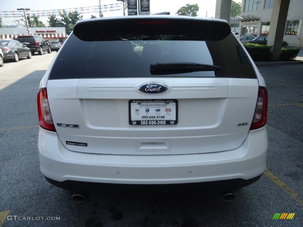 2012 Edge SEL - White Platinum Metallic Tri-Coat / Medium Light Stone photo #7